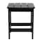 Flash Furniture Charlestown All-Weather Poly Resin Wood Adirondack Side Table in Black JJ-T14001-BLK-GG - alternate 9
